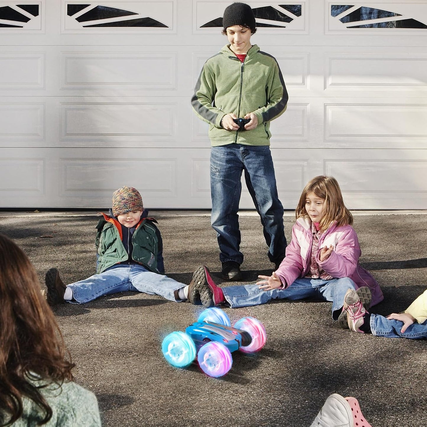 Rodzon Remote Control Cars for Kids Toys 6+ Years Old Boys,Stunt Cars Wheel Lights Rc Car,Christmas Birthday Gift Boy Girls Age 6+ Years