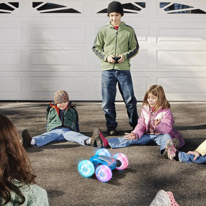 Rodzon Remote Control Cars for Kids Toys 6+ Years Old Boys,Stunt Cars Wheel Lights Rc Car,Christmas Birthday Gift Boy Girls Age 6+ Years